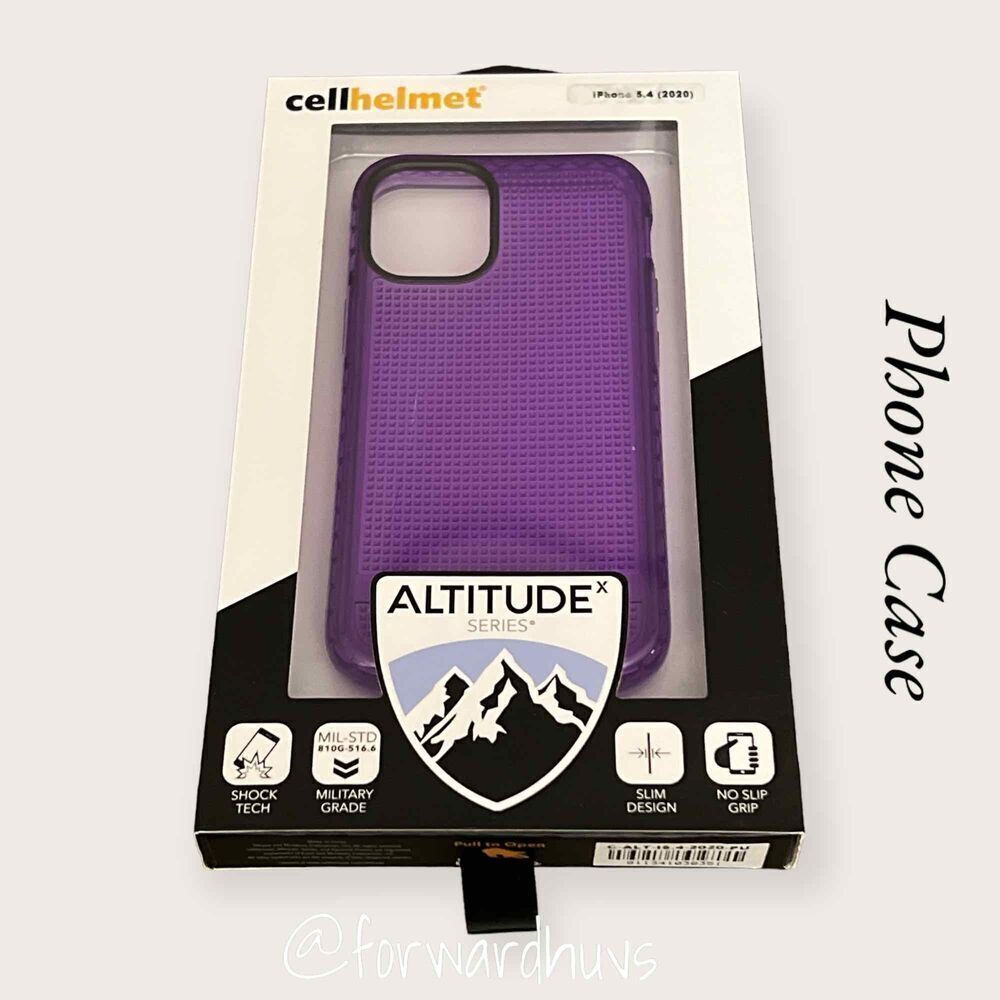 Cellhelmet Altitude X Series Purple Case for iPhone 12 Mini